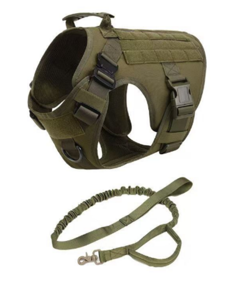 Tactical Harness and Leash Set